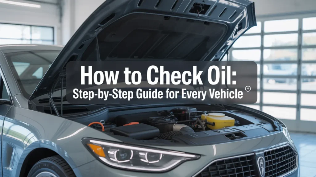 how to check oil