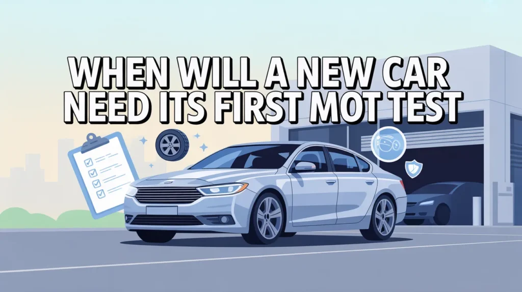 When Will A New Car Need Its First Mot Test